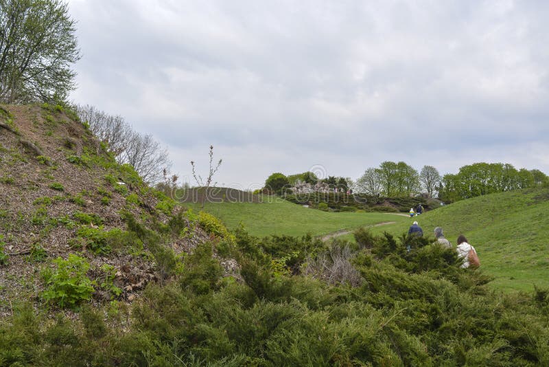 Spring City Park stock photo