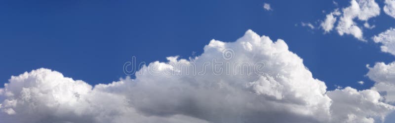 Spring clouds stock images