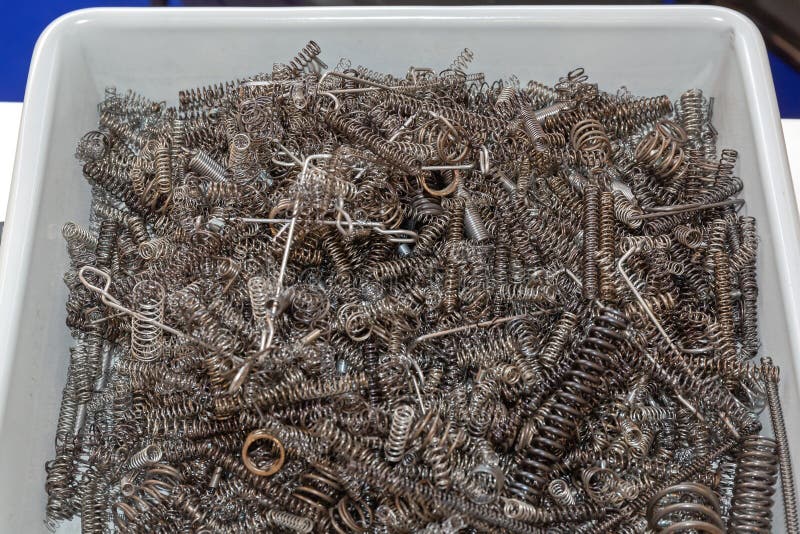 Spring Coils stock photo. Image of industrial, black 211241896