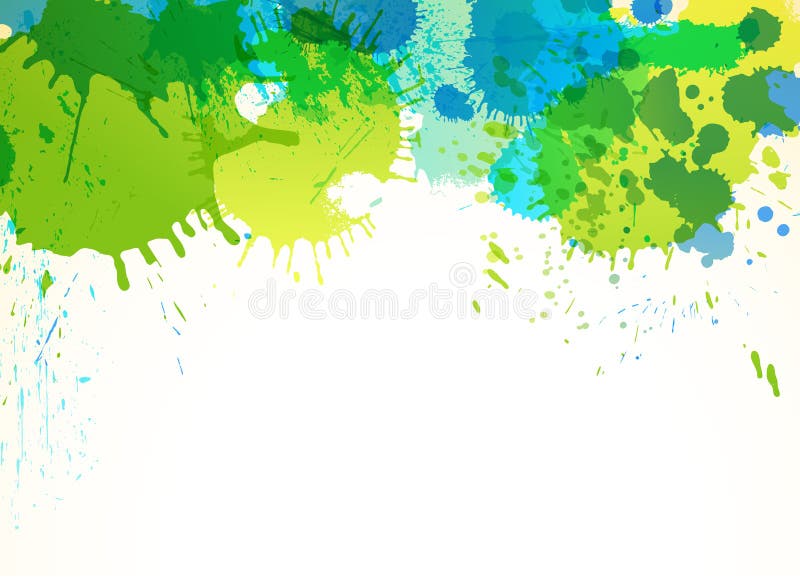 Spring colors abstract background vector illustration