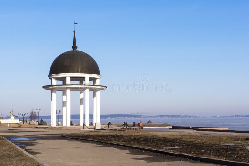Spring day on lakeside on city stock images Spring day on lakeside on city stock images
