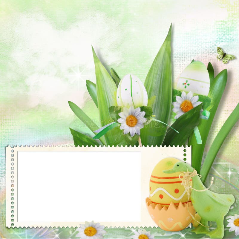 Spring easter card