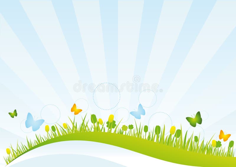 Spring Field royalty free illustration Spring Field royalty free illustration