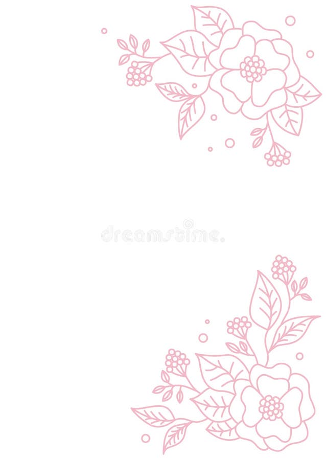Spring Floral Background Vector Floral Design Card Abstract