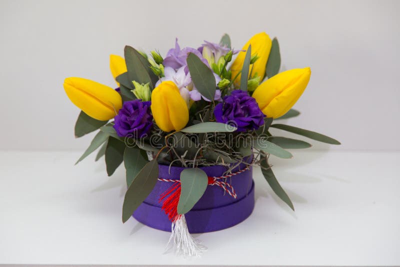 Spring flower arrangements