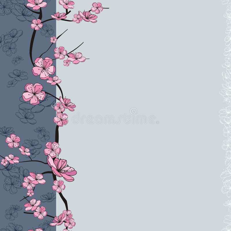 Spring flowering branch frame