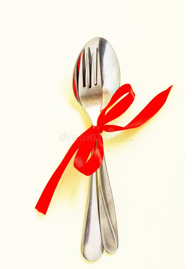 Spring flowers and cutlery. Minimal easter concept. stock photography