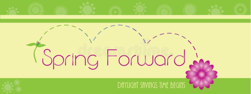 Spring Forward Background Sky and Grass Bubbles Light Flair