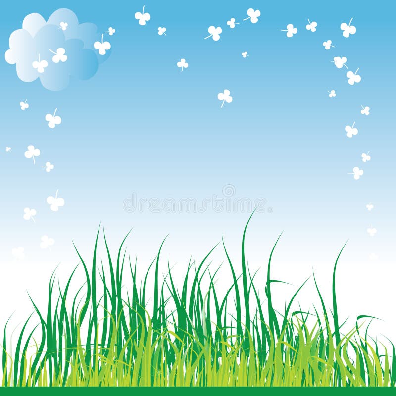 Spring grass background