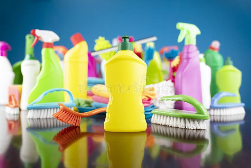Spring House Cleaning Theme. Stock Image Image of gloves