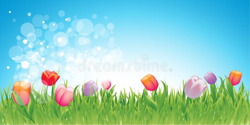 Spring Illustration Background Stock Vector - Illustration of fresh ...
