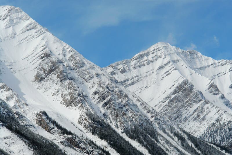 spring mountain peaks