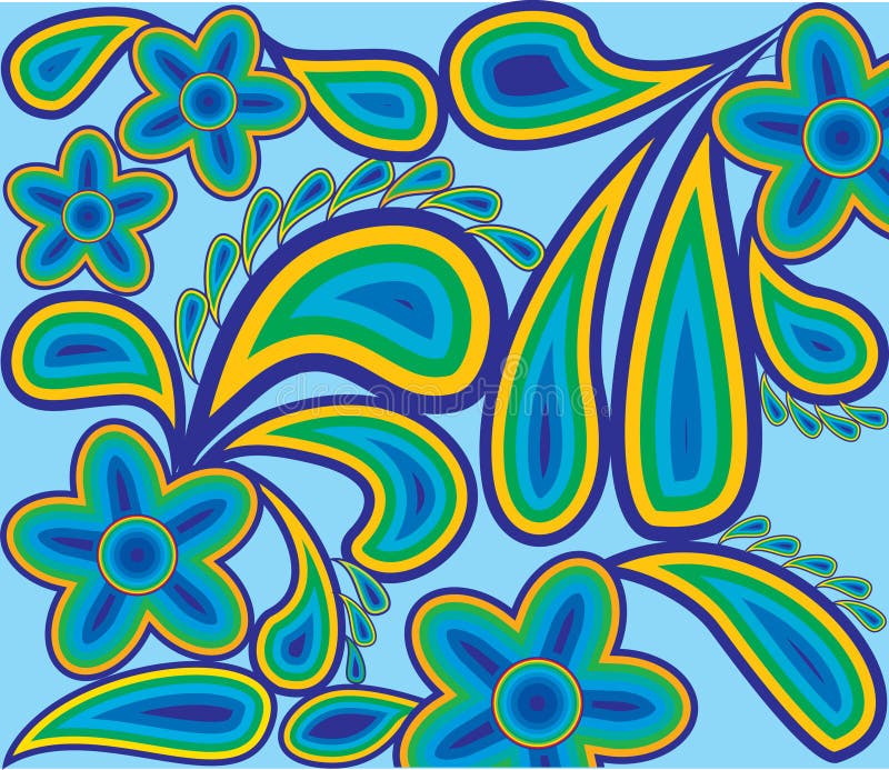 Spring pattern from colour contours1