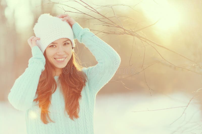 Spring portrait of a girl