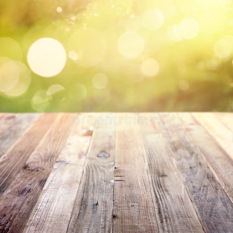 Spring rustic template background with bokeh stock images
