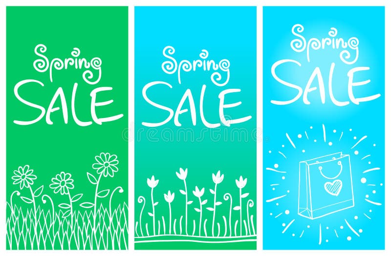 Spring sale banners 001