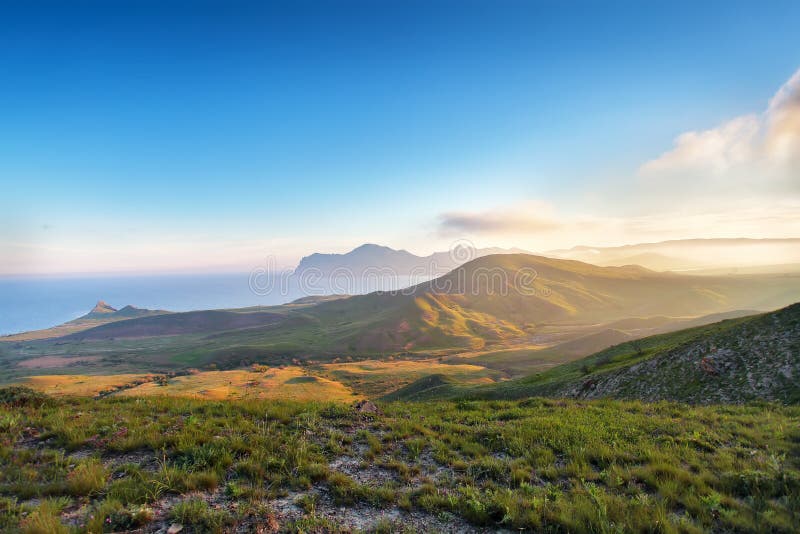 Spring Sunset In Tatra Mountains Pieniny Range Stock Photo Image Of