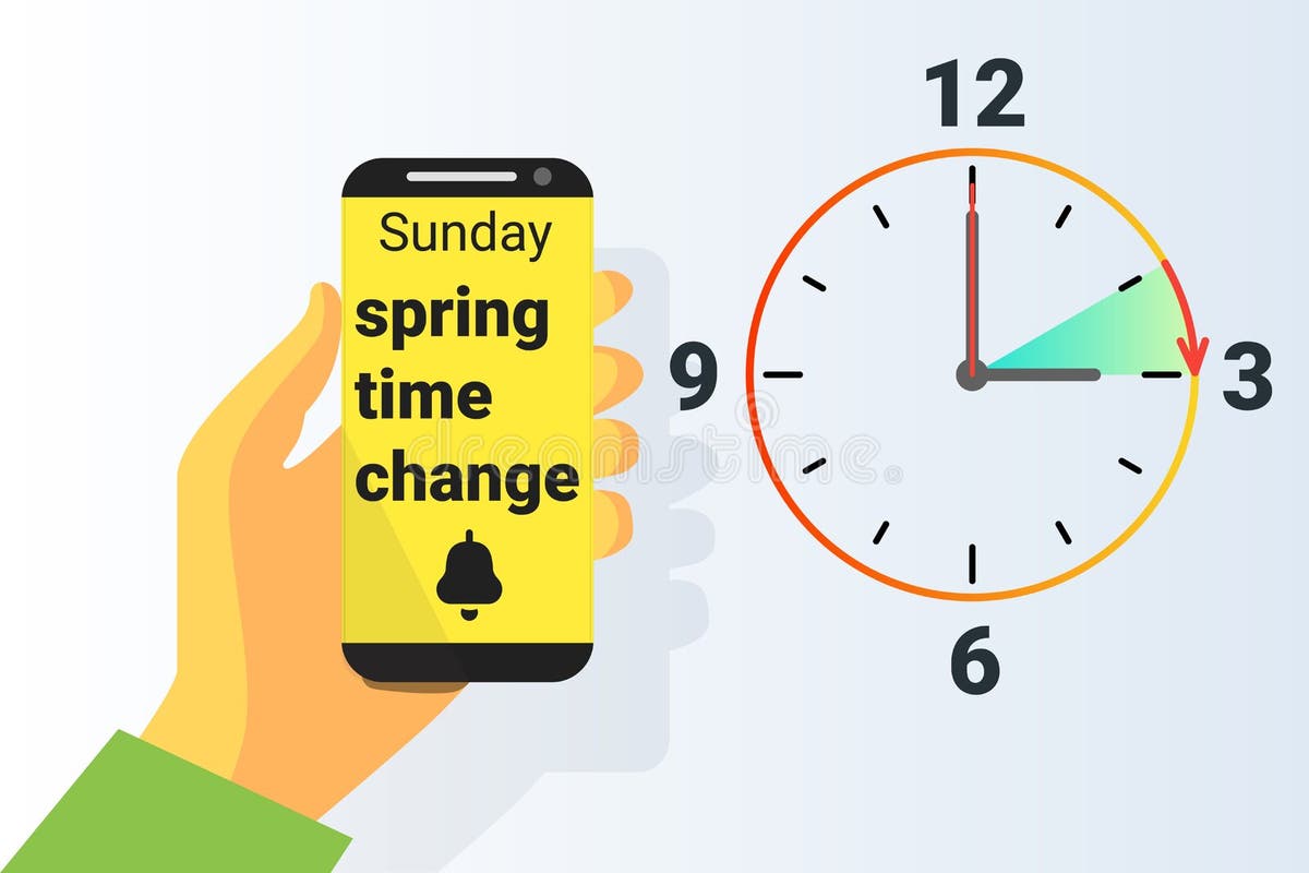 Spring Forward Time Change Stock Illustrations 778 Spring Forward