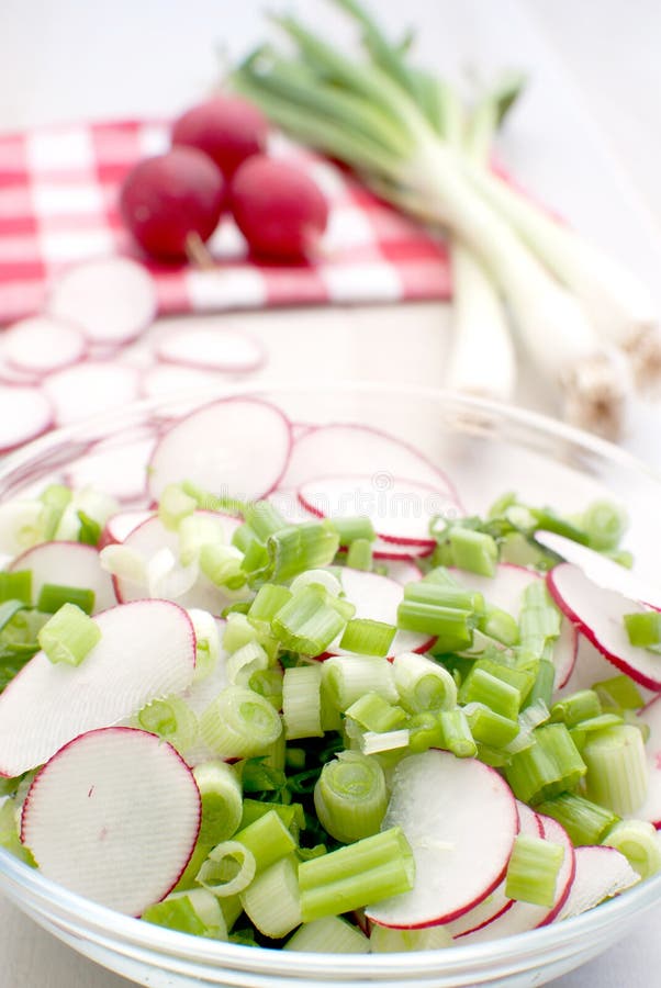 Spring vegetable salad