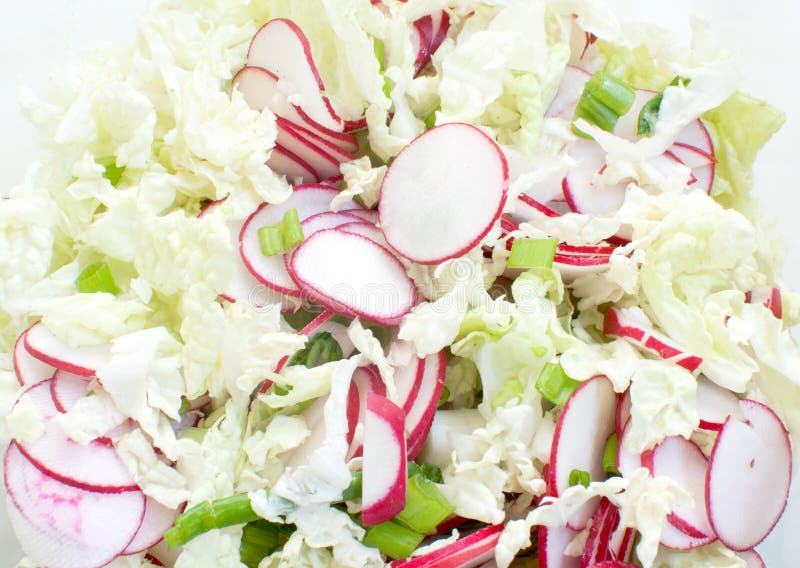 Spring vegetable salad