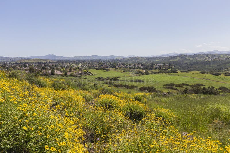 Spring view of Thousand Oaks California.