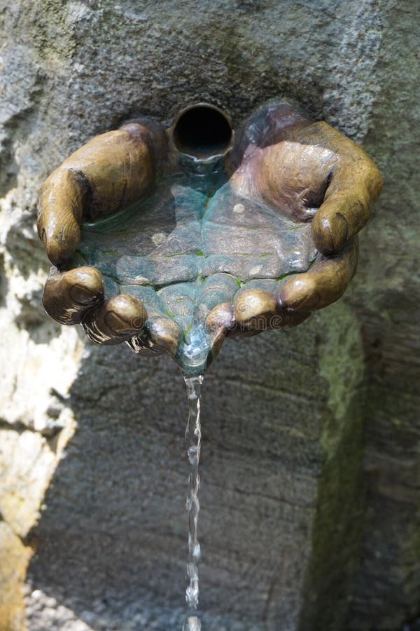 Spring of water royalty free stock image