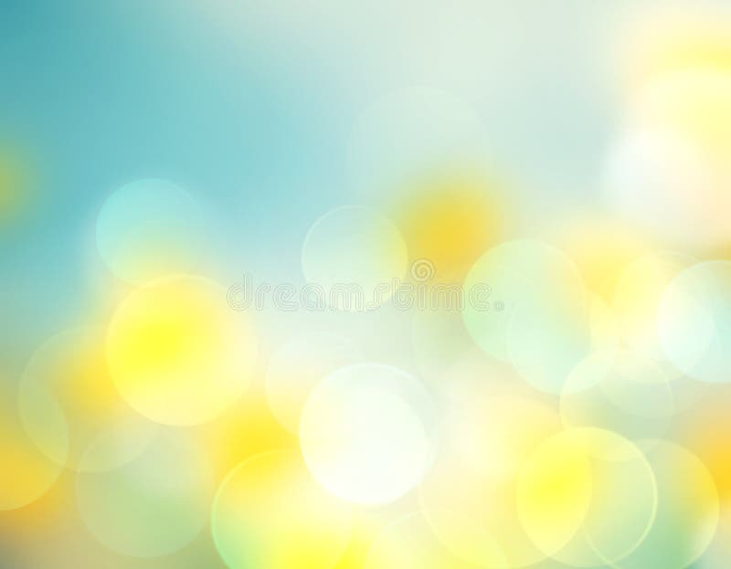Blue Yellow Soft Blurred Background. Stock Illustration - Illustration of  shiny, design: 123675292