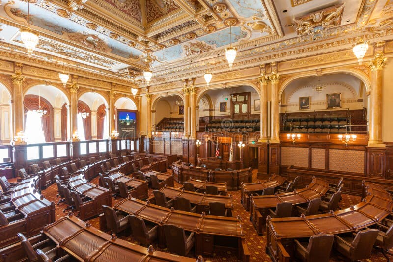 SPRINGFIELD, ILLINOIS, de V.S. - 11 JULI, 2018 - Binnenland van Hou stock afbeelding SPRINGFIELD, ILLINOIS, de V.S. - 11 JULI, 2018 - Binnenland van Hou stock afbeelding