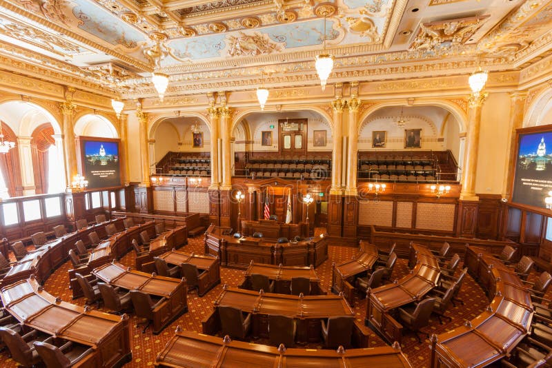 SPRINGFIELD, ILLINOIS, de V.S. - 11 JULI, 2018 - Binnenland van Hou royalty-vrije stock afbeelding SPRINGFIELD, ILLINOIS, de V.S. - 11 JULI, 2018 - Binnenland van Hou royalty-vrije stock afbeelding