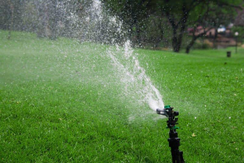Water Sprinkler stock image. Image of object, fields, intelligent 2227079