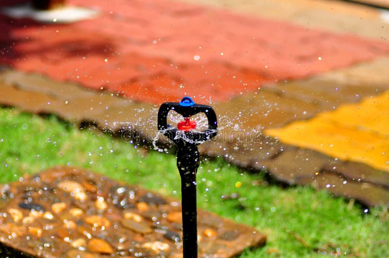 Auto Sprinkler Standpipe On Marble Wall Stock Photo Image of water, standpipe 41135968