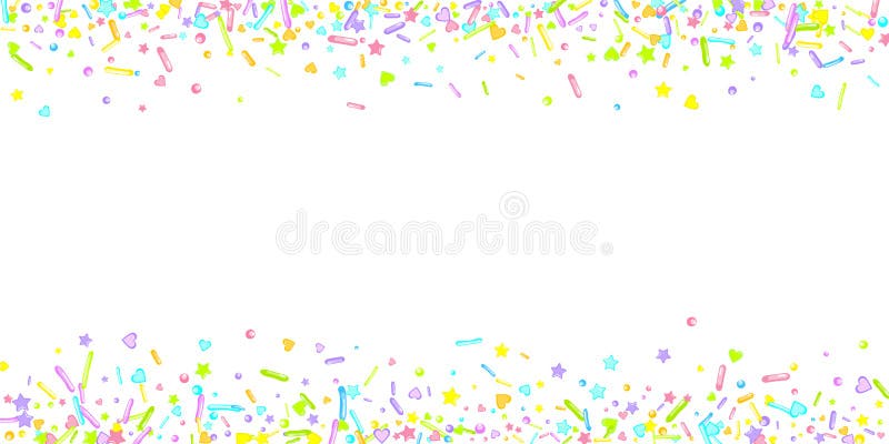 Sprinkles grainy. prăjituri și prăjituri și dulciuri vector illustration
