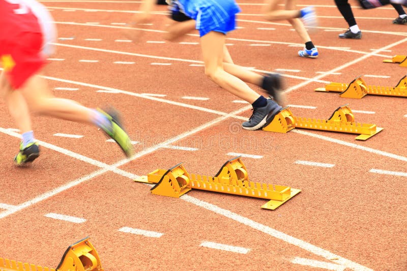 Sprint start royalty free stock image