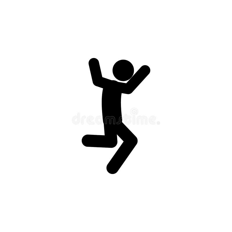 sprong, mensenpictogram Element van lopend en lopend mensenpictogram voor mobiele concept en webtoepassingen De gedetailleerde sp stock illustratie sprong, mensenpictogram Element van lopend en lopend mensenpictogram voor mobiele concept en webtoepassingen De gedetailleerde sp stock illustratie