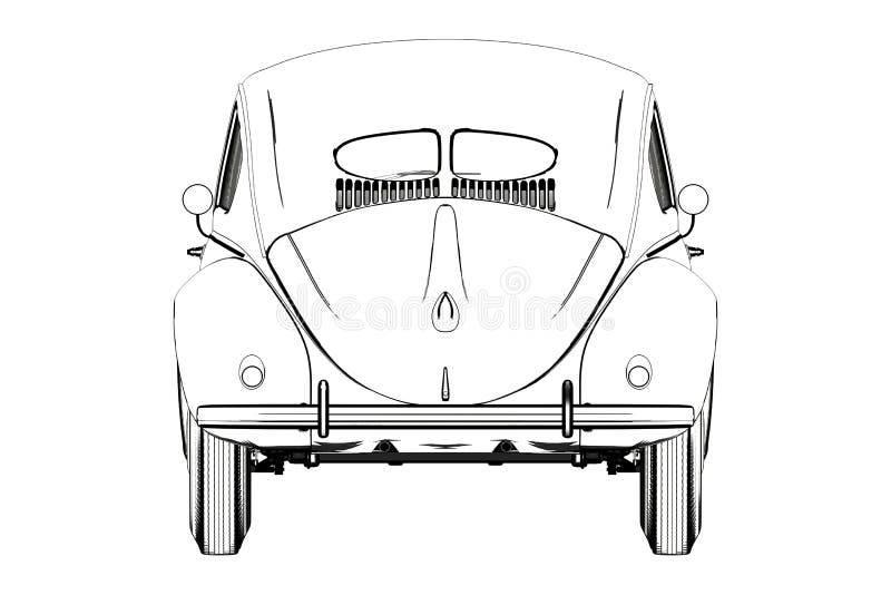 How to Draw a Volkswagen Beetle Punch Buggy with Easy Drawing Lesson  How  to Draw Step by Step Drawing Tutorials