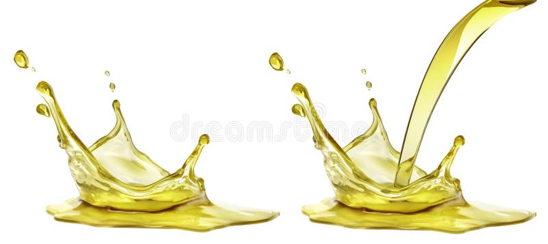 Spruzzata dell'olio per motori o dell'oliva, liquido cosmetico del siero