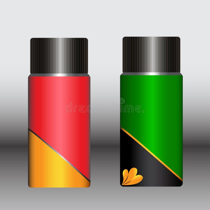Spruzzatori di profumo per uomini e donne illustrazione di stock