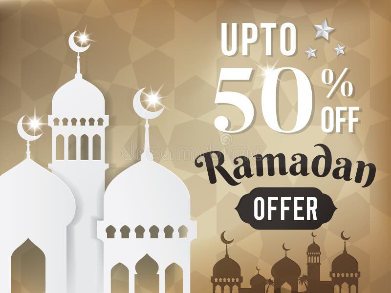 Sprzeda? sztandar Lub sprzeda? plakat Dla festiwalu Ramadan Mubarak ilustracja wektor Sprzeda? sztandar Lub sprzeda? plakat Dla festiwalu Ramadan Mubarak ilustracja wektor