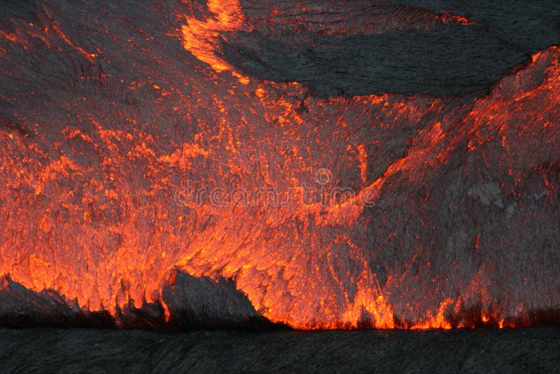 Molten lava at the surface of the lava lake in the ethiopian Erta Ale volcano. Molten lava at the surface of the lava lake in the ethiopian Erta Ale volcano.