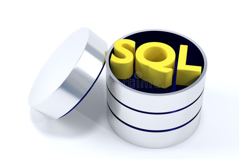 SQL baza danych ilustracji