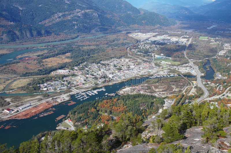 Squamish in British Columbia, Canada royalty free stock photos Squamish in British Columbia, Canada royalty free stock photos