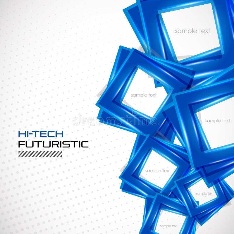 Square abstract background stock illustration