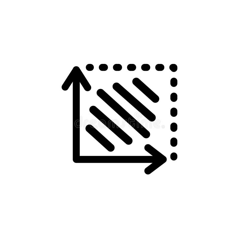 Square Area Icon Coordinate Axes Sign Coordinate System Flat Math square-area-icon-coordinate-axes-sign-coordinate-system-flat-math
