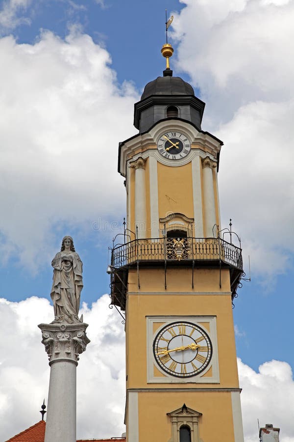 Náměstí ve městě Banská Bystrica