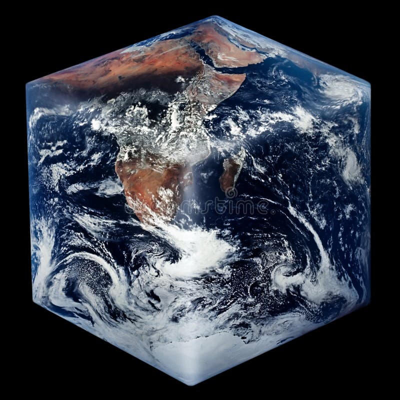 Square Earth stock illustration. Illustration of flat - 4895874