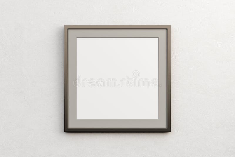 Square Frames with Blank Poster Stock Illustration Illustration of