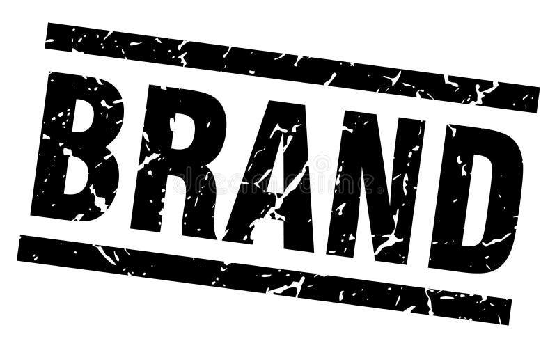 Square grunge brand stamp stock vector. Illustration of square 94549526