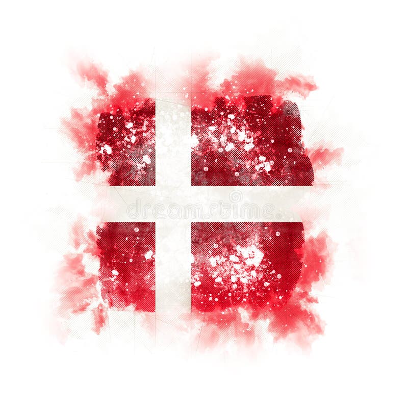 Download Square Flag of Denmark stock vector. Illustration of ...