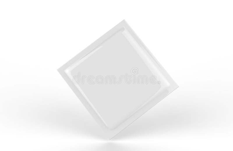Download Square Pouch Sachet Mock-Up Stock Illustration ...