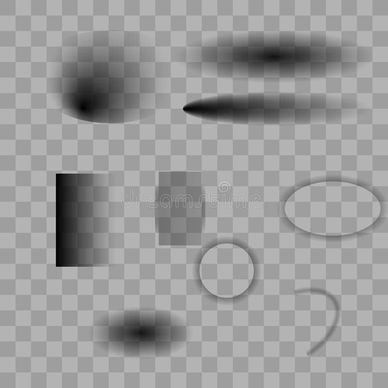 Square shadow effects royalty free illustration